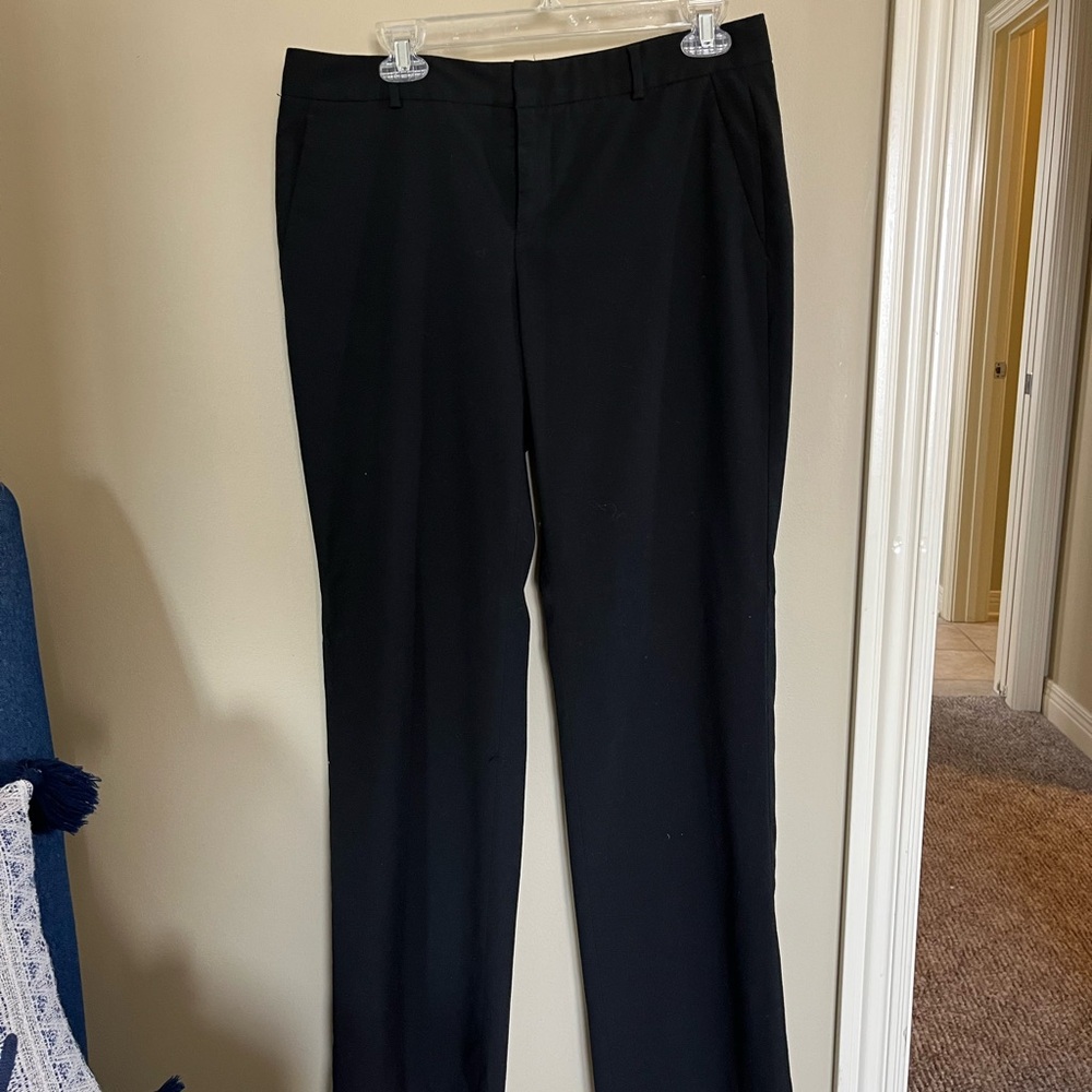 Banana Republic Black Flare Pants with Sleek Design